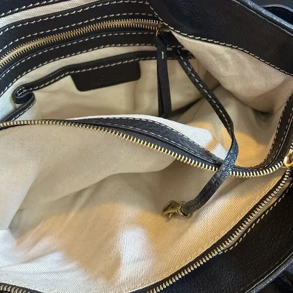 Michael Kors Black Leather Handbag Absolutely Stunning! great condition - Picture 11 of 12